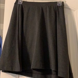Gray circle skirt